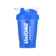Shaker Bottle Шейкер UniOne с шариком и держателем 500 ml (синий)