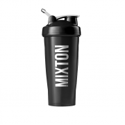 Shaker Bottle Шейкер Mixton с шариком и держателем 700 ml (черный)