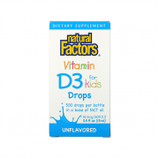 Natural Factors Vitamin D3 for Kids DROPS