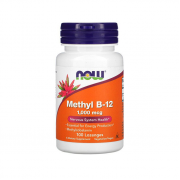 NOW Vitamin Methyl B-12 1000mcg 100 lozengez
