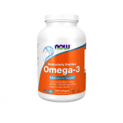 NOW Omega 3 Molecularly Distilled 500 softogel