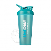 Shaker Bottle UniOne сетка+шарик 700ml (бирюзовый)